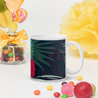 White glossy mug