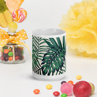 White glossy mug