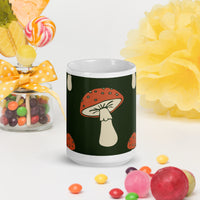White glossy mug