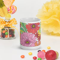 White glossy mug