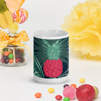 White glossy mug