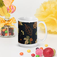 White glossy mug