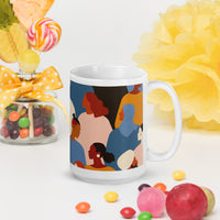 White glossy mug