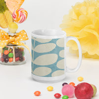 White glossy mug