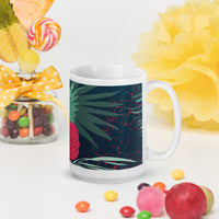 White glossy mug