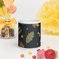 White glossy mug