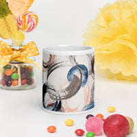 White glossy mug