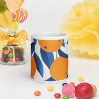 White glossy mug