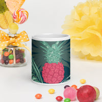 White glossy mug