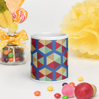 White glossy mug