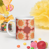 White glossy mug