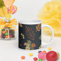 White glossy mug