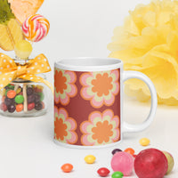 White glossy mug