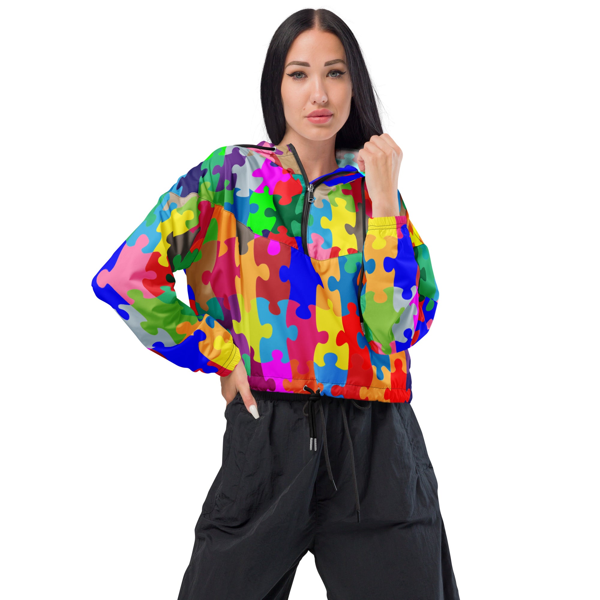 Women’s cropped windbreaker