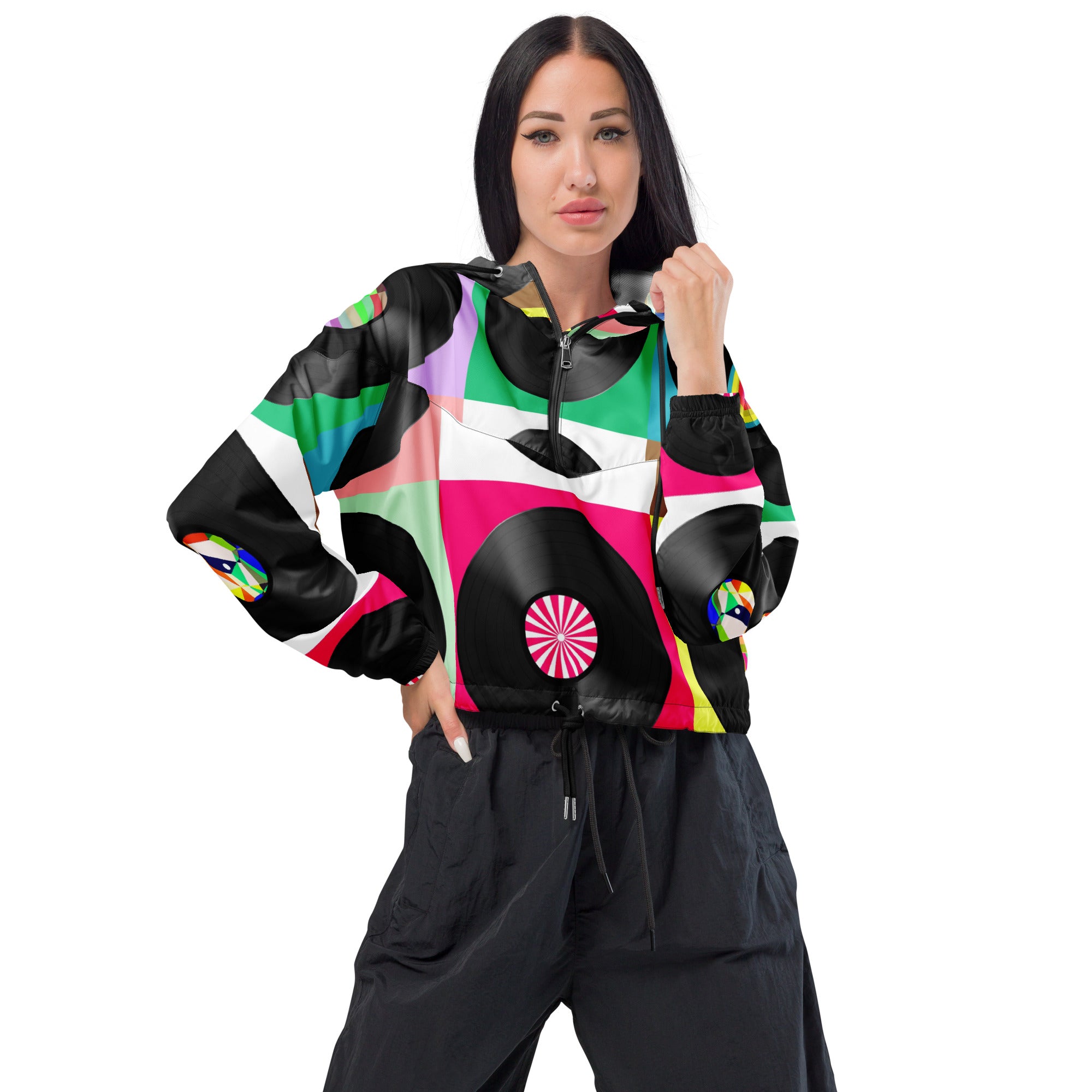 Women’s cropped windbreaker