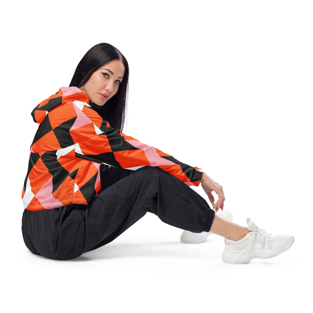 Women’s cropped windbreaker