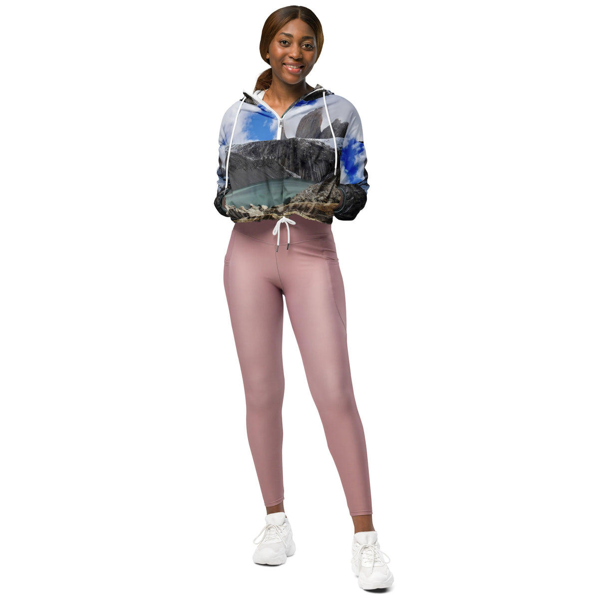 Women’s cropped windbreaker