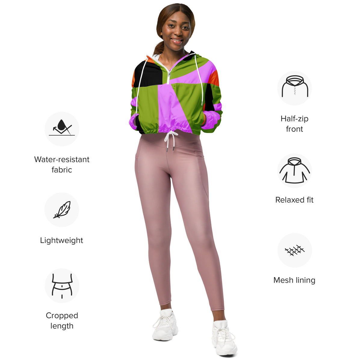 Women’s cropped windbreaker