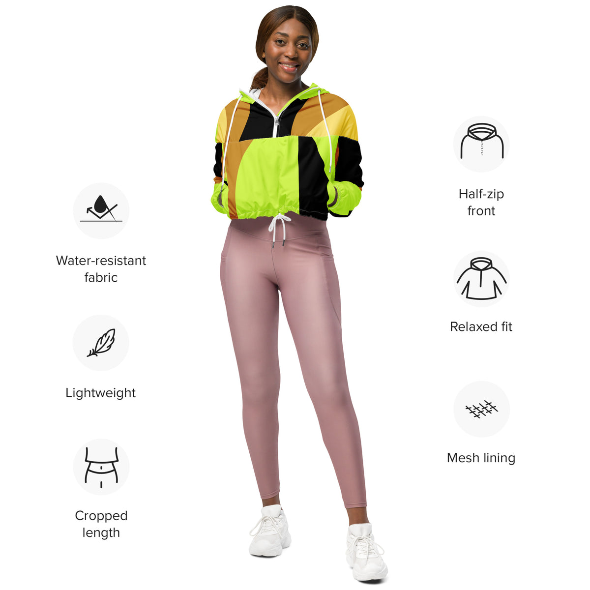 Women’s cropped windbreaker