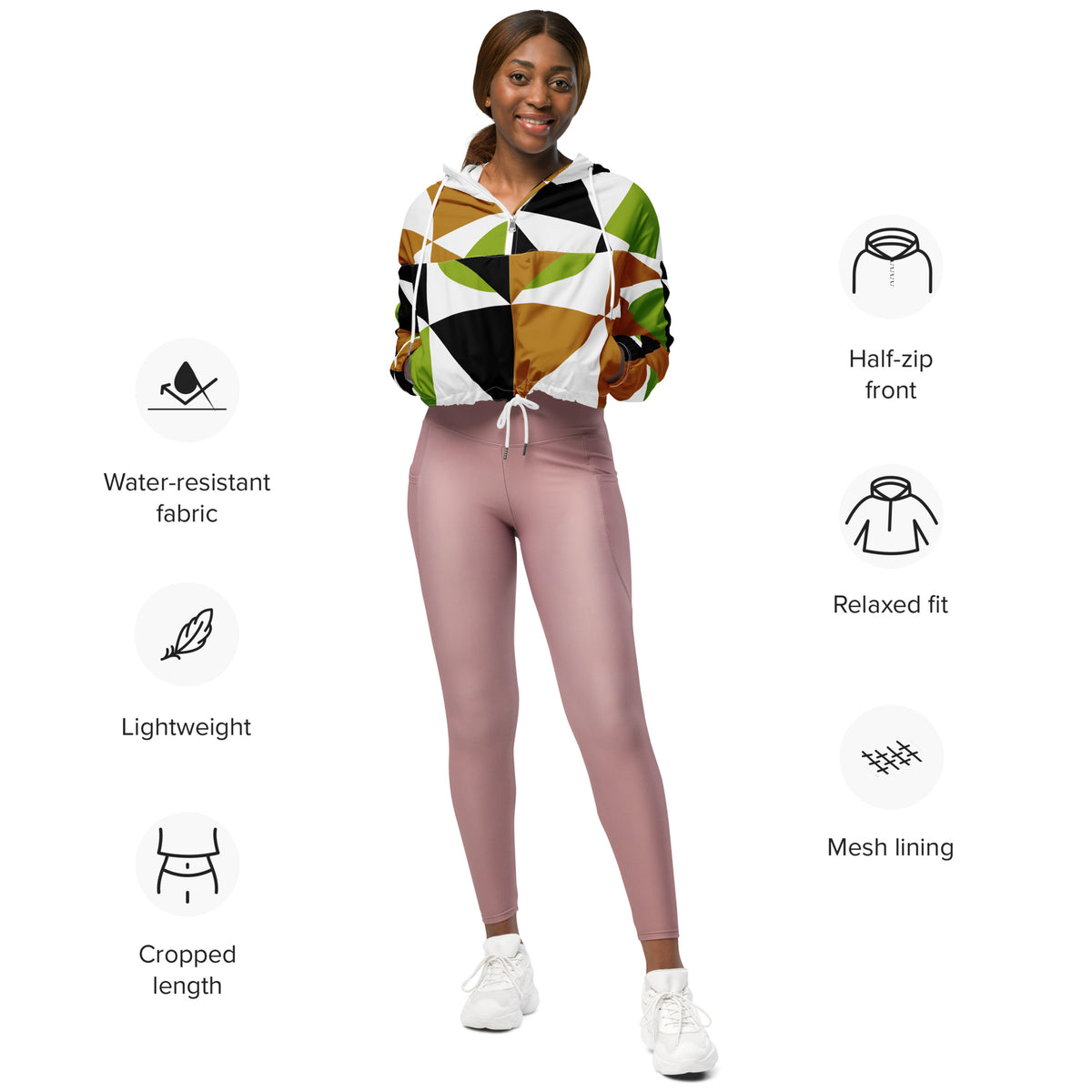 Women’s cropped windbreaker