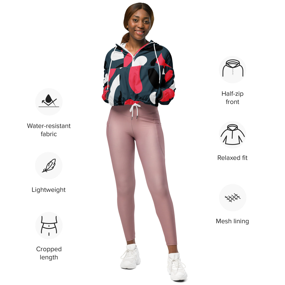 Women’s cropped windbreaker