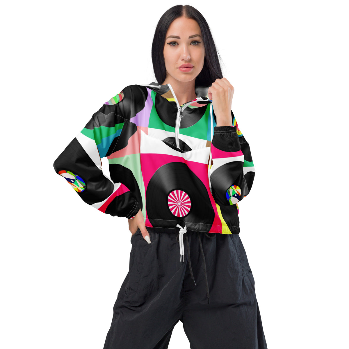 Women’s cropped windbreaker