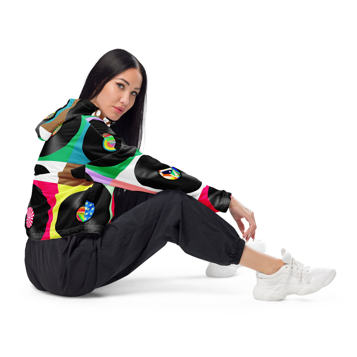 Women’s cropped windbreaker