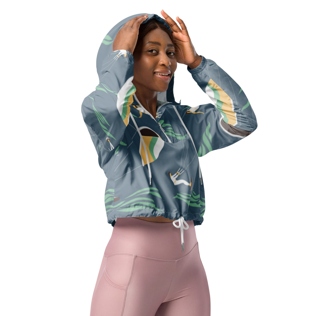 Women’s cropped windbreaker