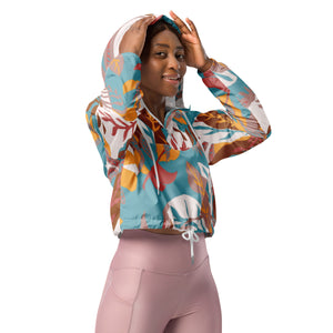 Women’s cropped windbreaker