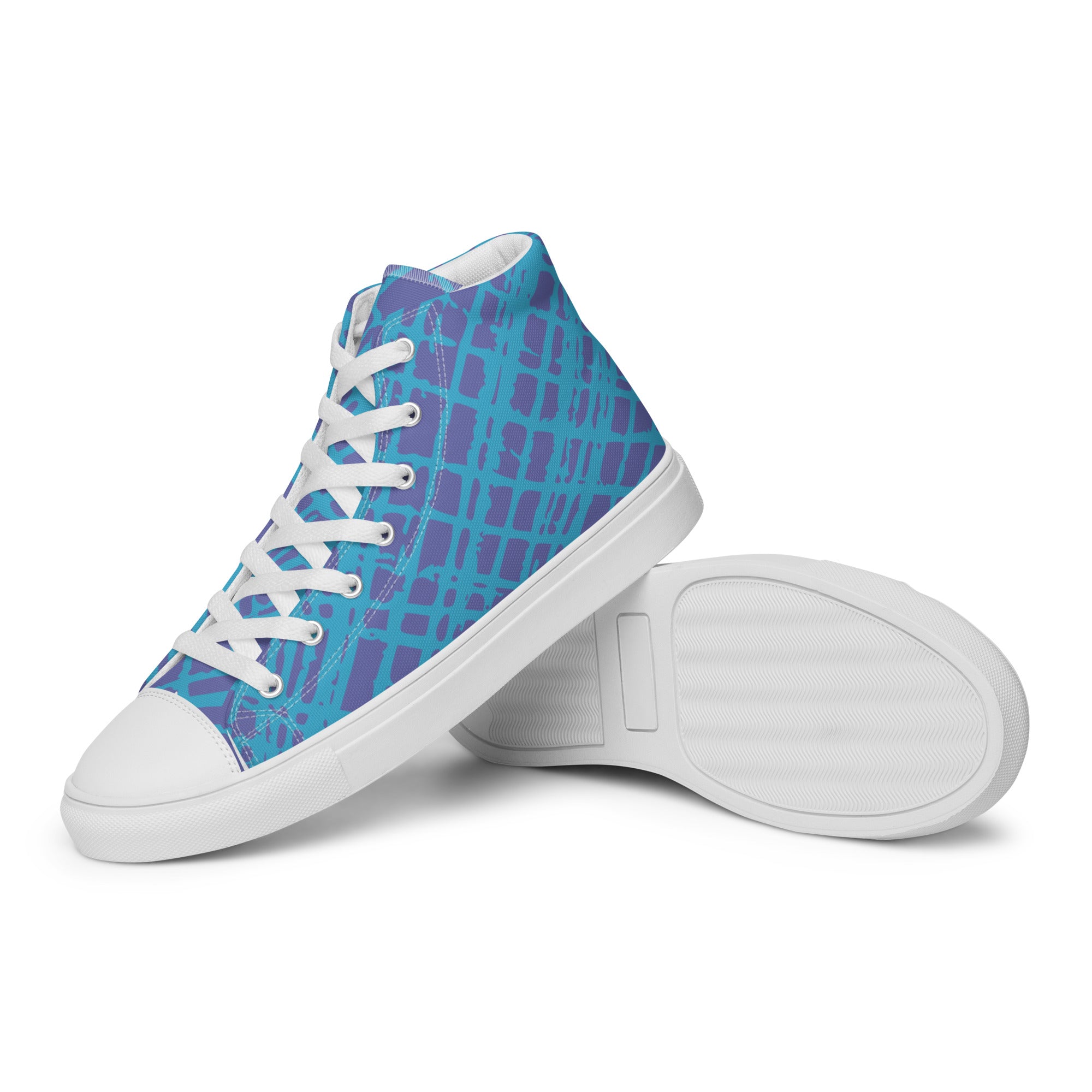 Women’s high top canvas shoes